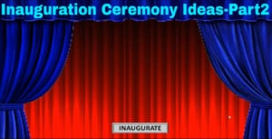 Read more about the article Inauguration Ceremony Ideas – Part II- Curtain Animation