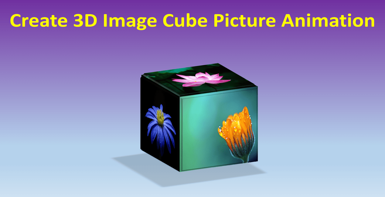 3D Cube Animation Tutorial